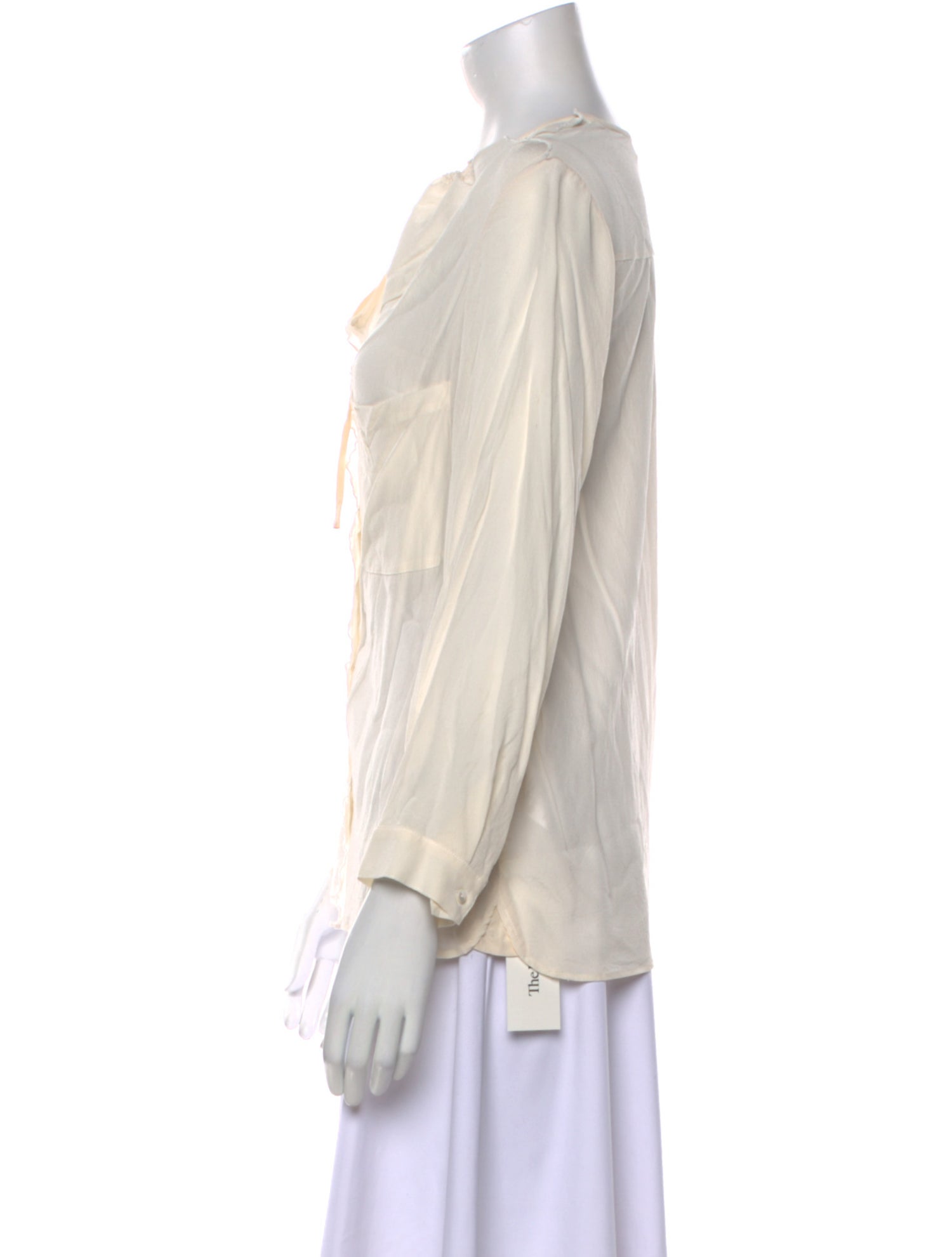 Vanessa Bruno Silk V-Neck Blouse