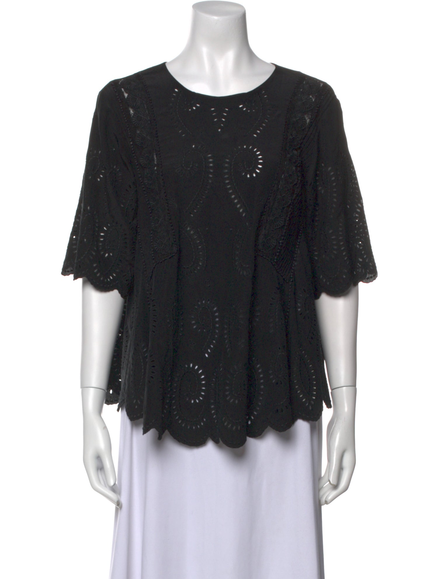 Vanessa Bruno Silk Scoop Neck Blouse