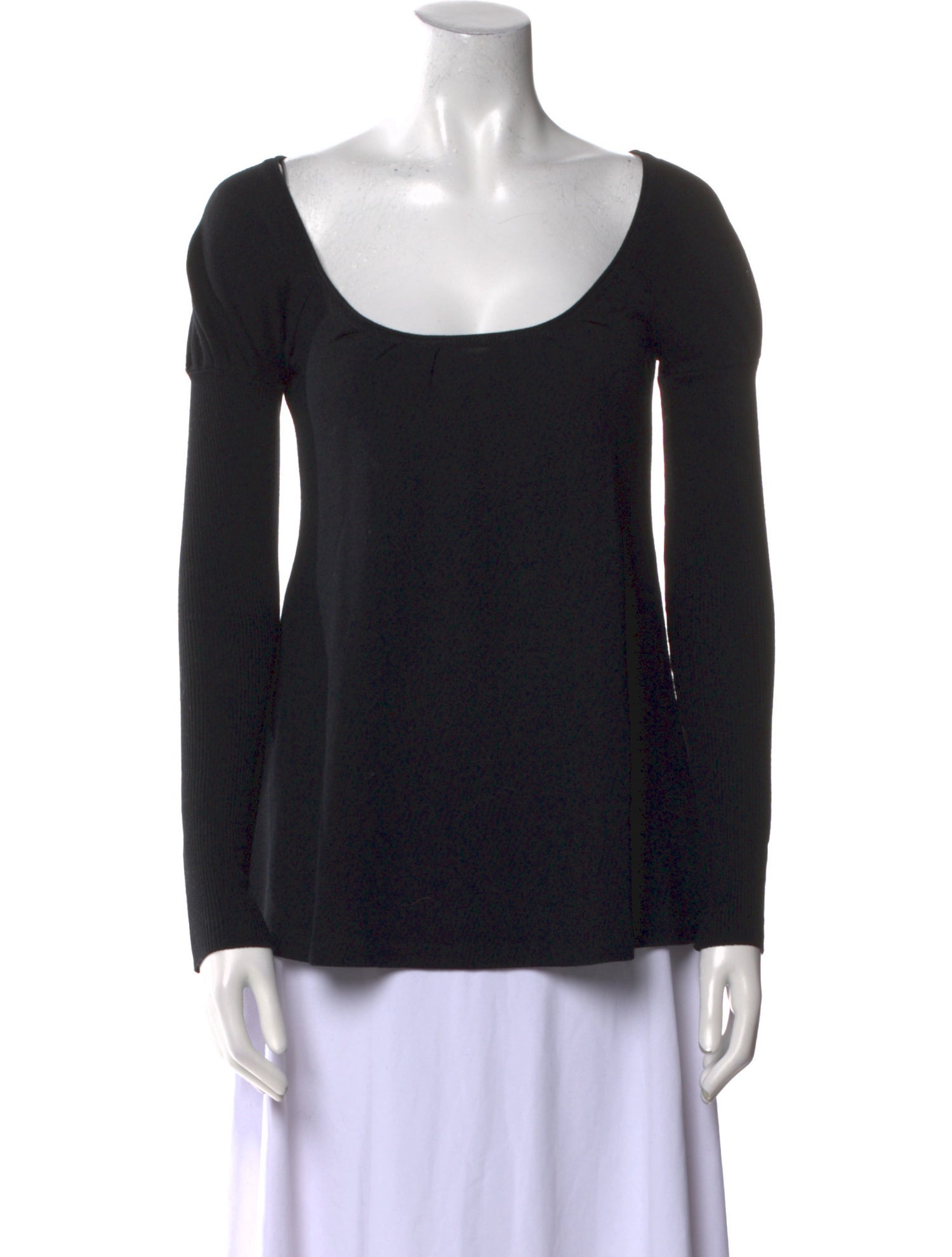 Vanessa Bruno Merino Wool Scoop Neck Sweater