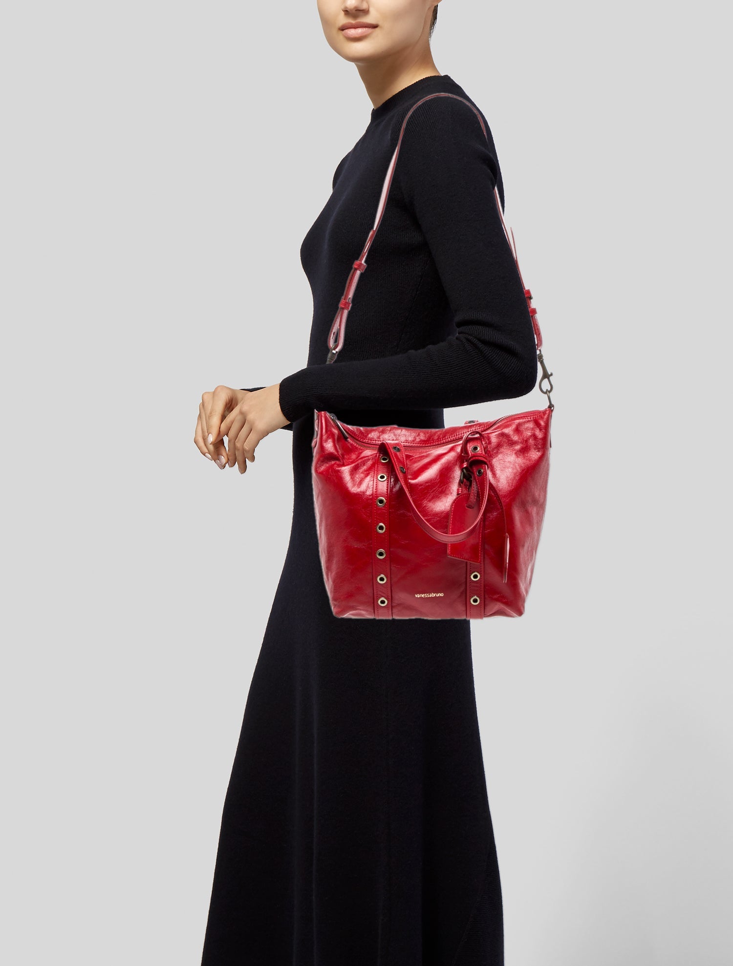 Vanessa Bruno Leather Top Handle Bag