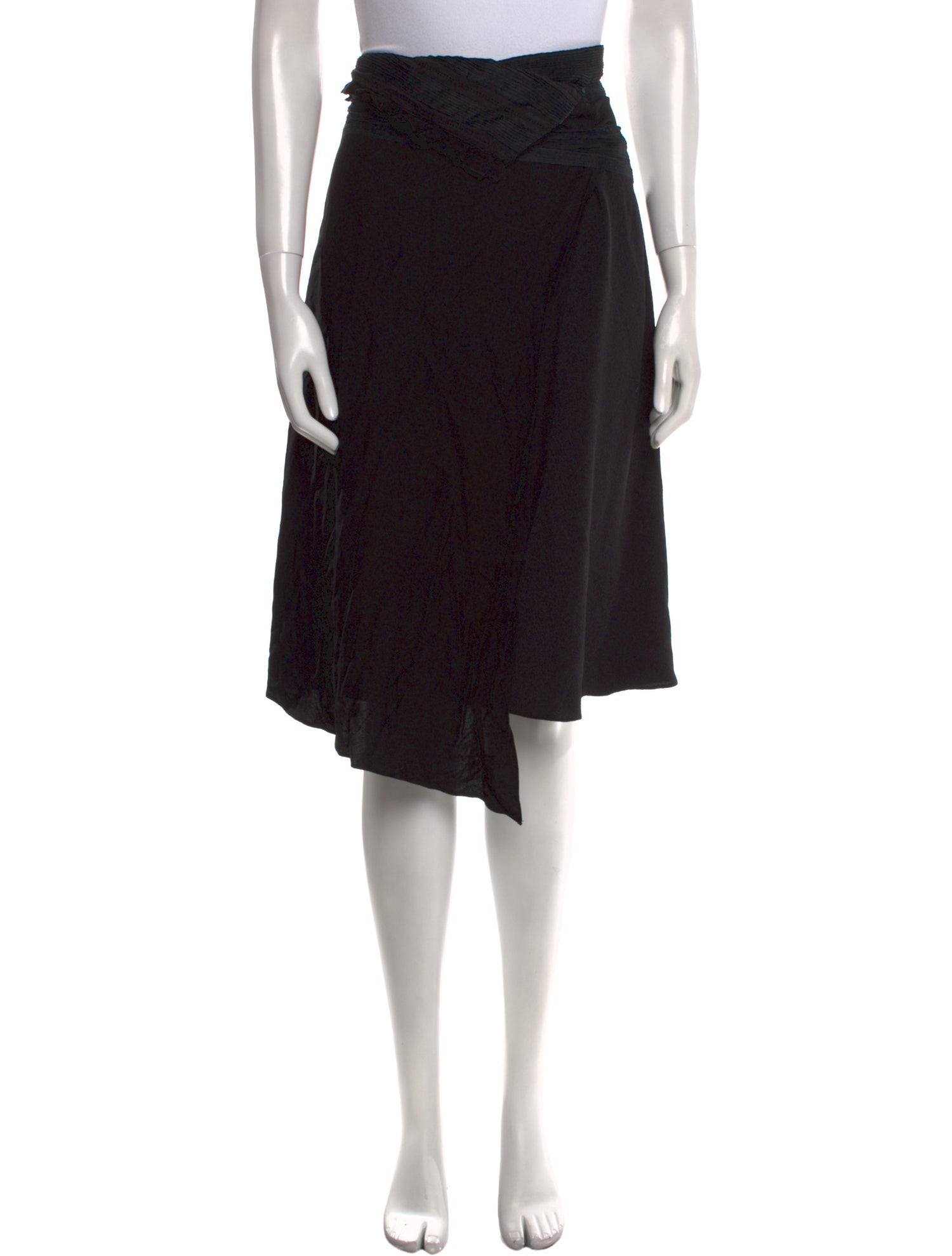 Vanessa Bruno Lace Trim Embellishment Midi Length Skirt