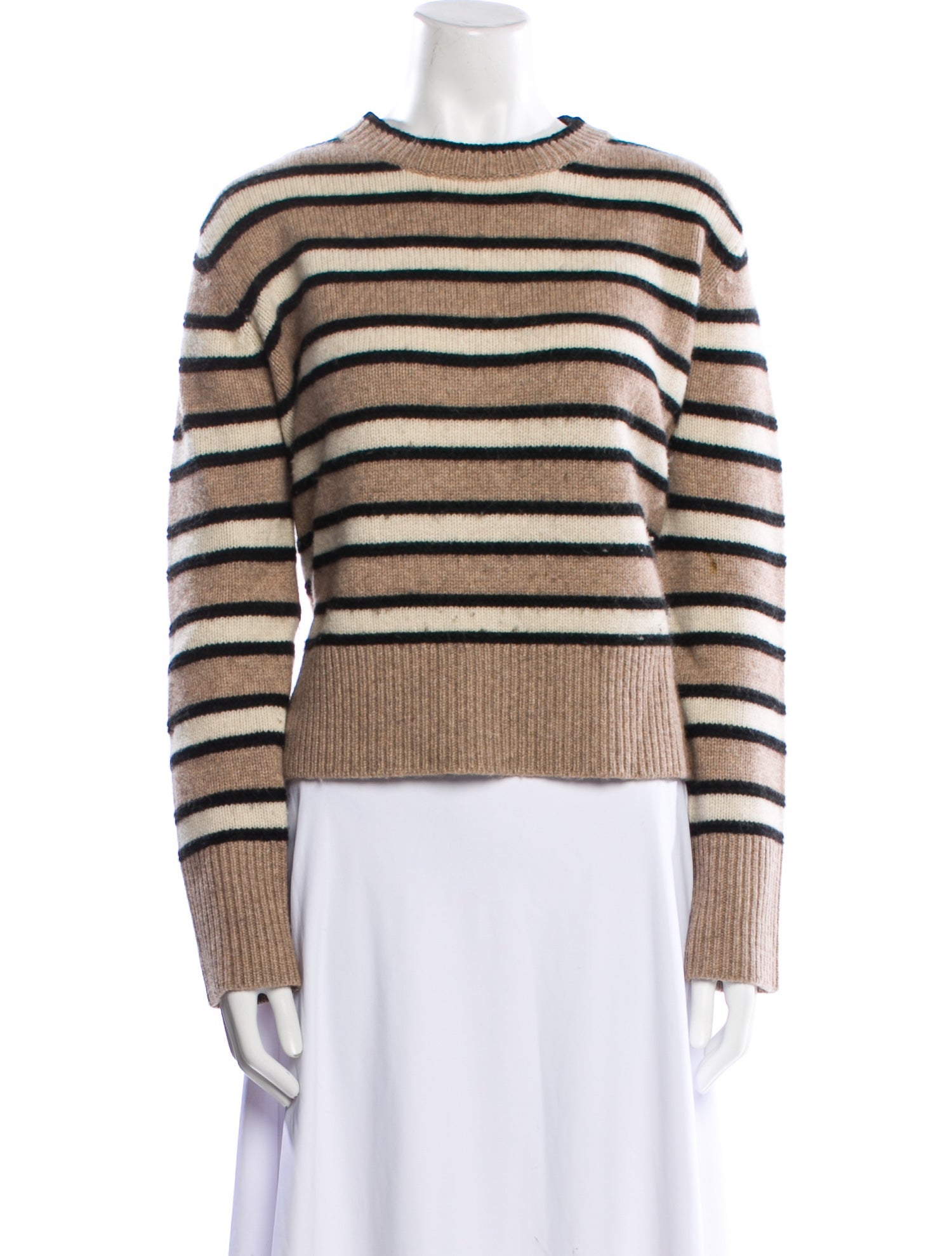 Vanessa Bruno Striped Crew Neck Sweater