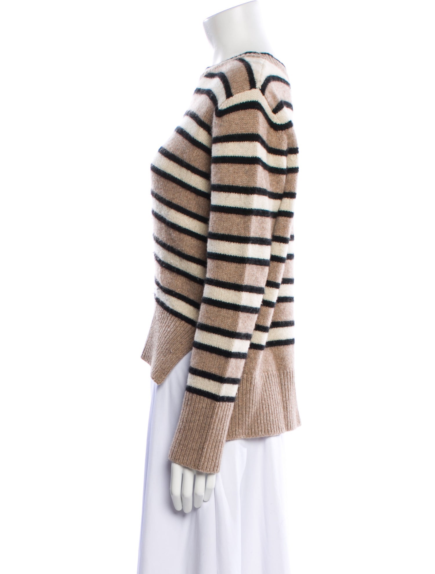 Vanessa Bruno Striped Crew Neck Sweater