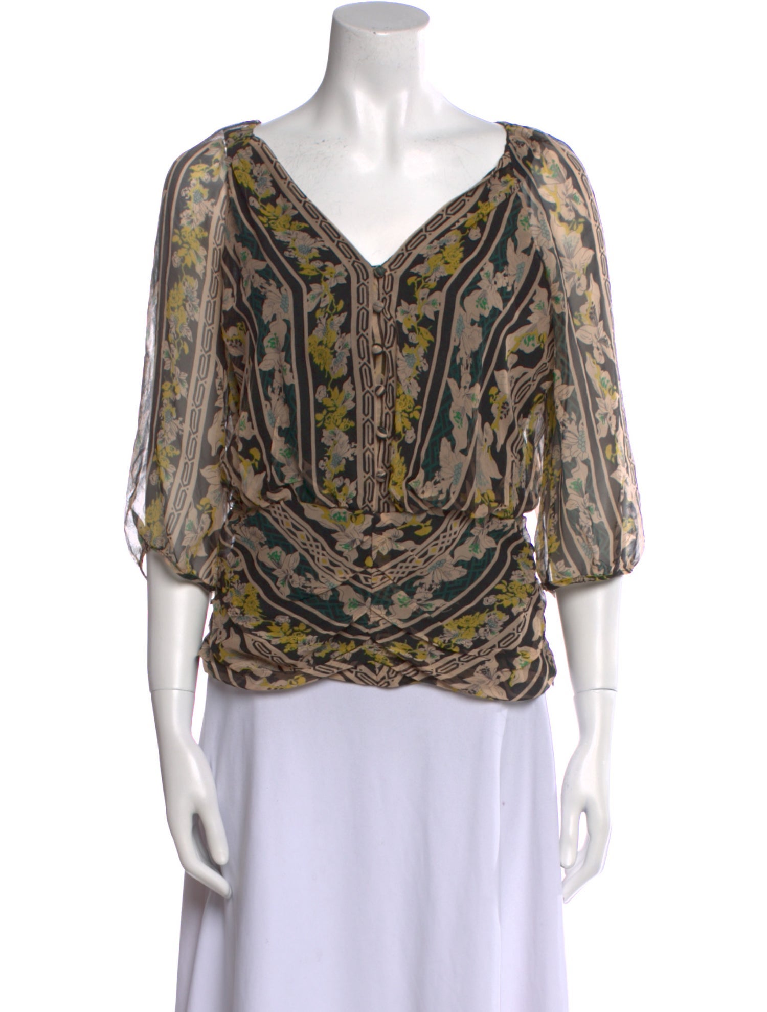 Vanessa Bruno Silk Printed Blouse
