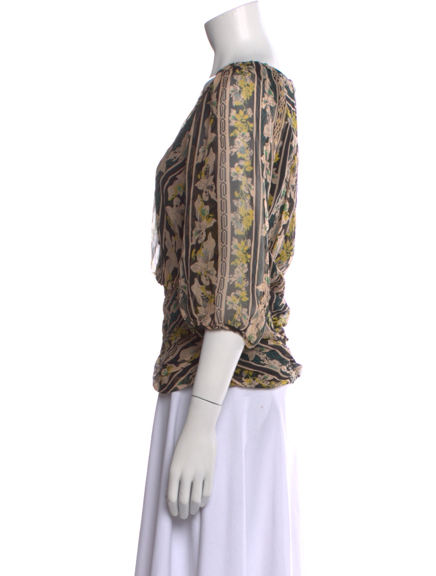 Vanessa Bruno Silk Printed Blouse