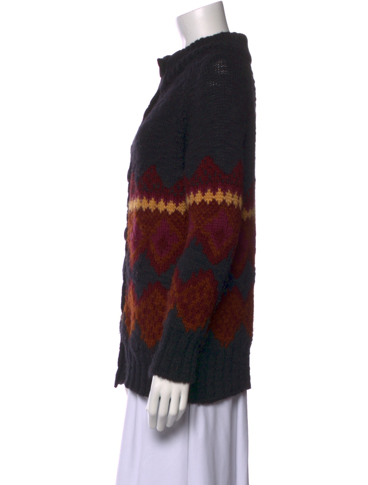 Vanessa Bruno Merino Wool Patterned Sweater