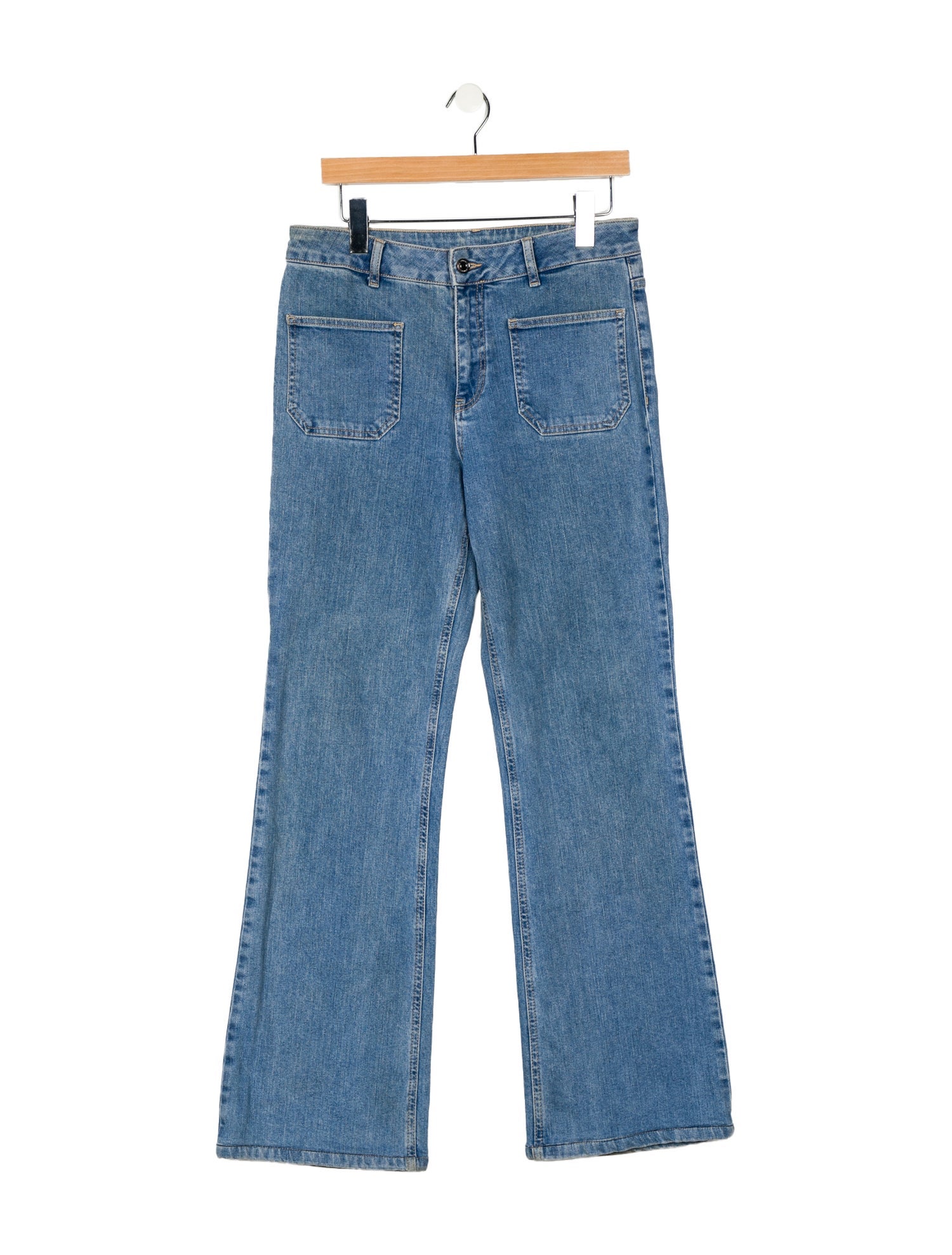 Vanessa Bruno Mid-Rise Wide Leg Jeans