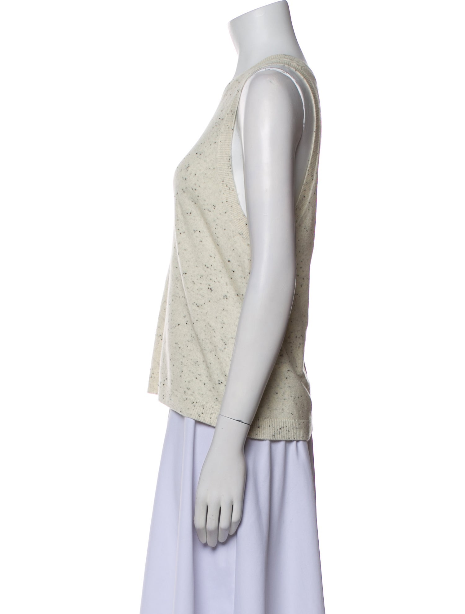 Vanessa Bruno Merino Wool Printed Top w/ Tags