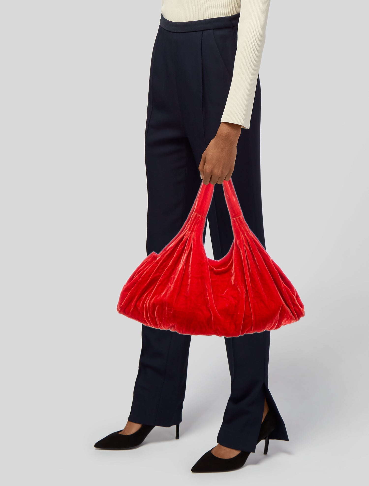 Vanessa Bruno Velvet Hobo