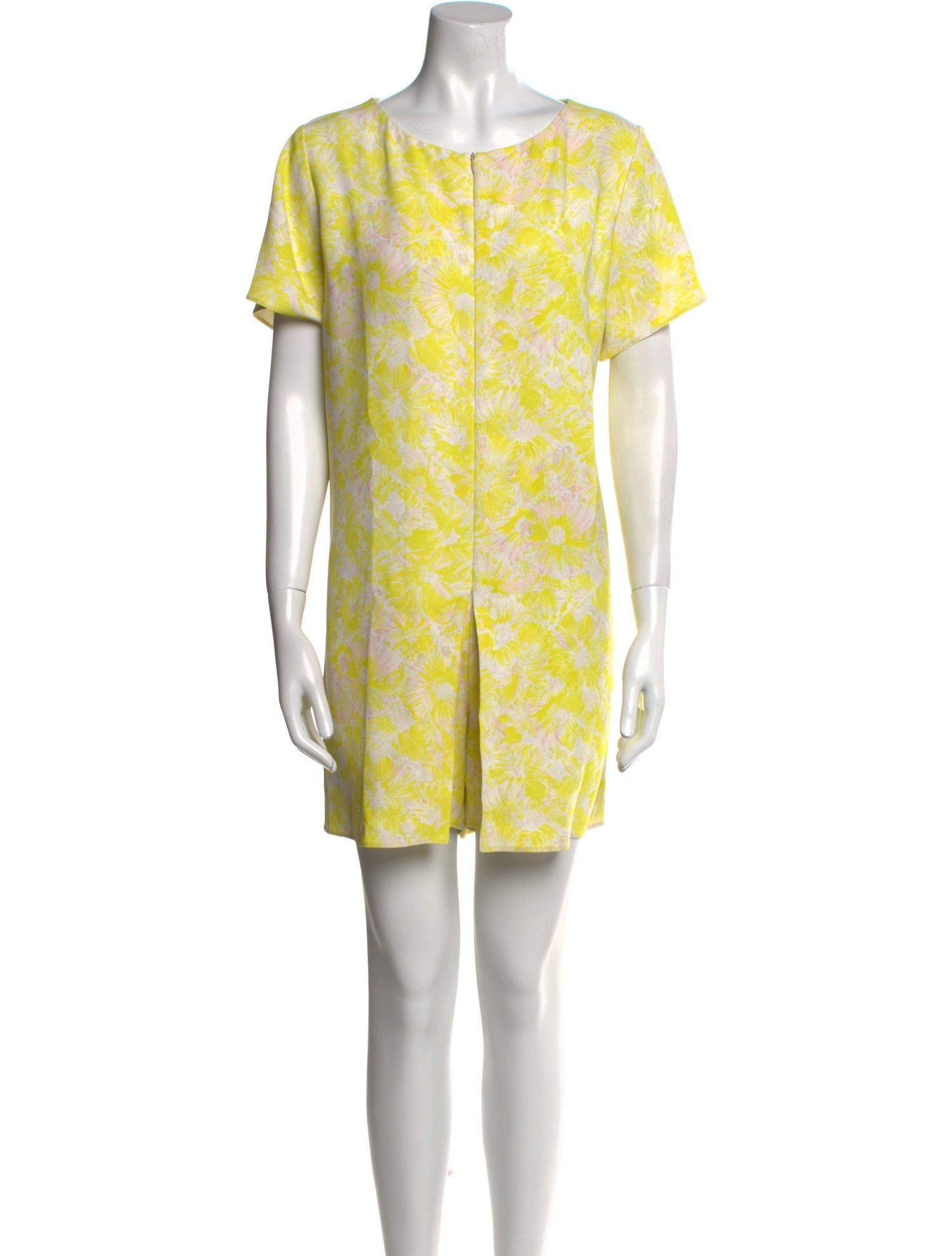 Vanessa Bruno Floral Print Crew Neck Romper