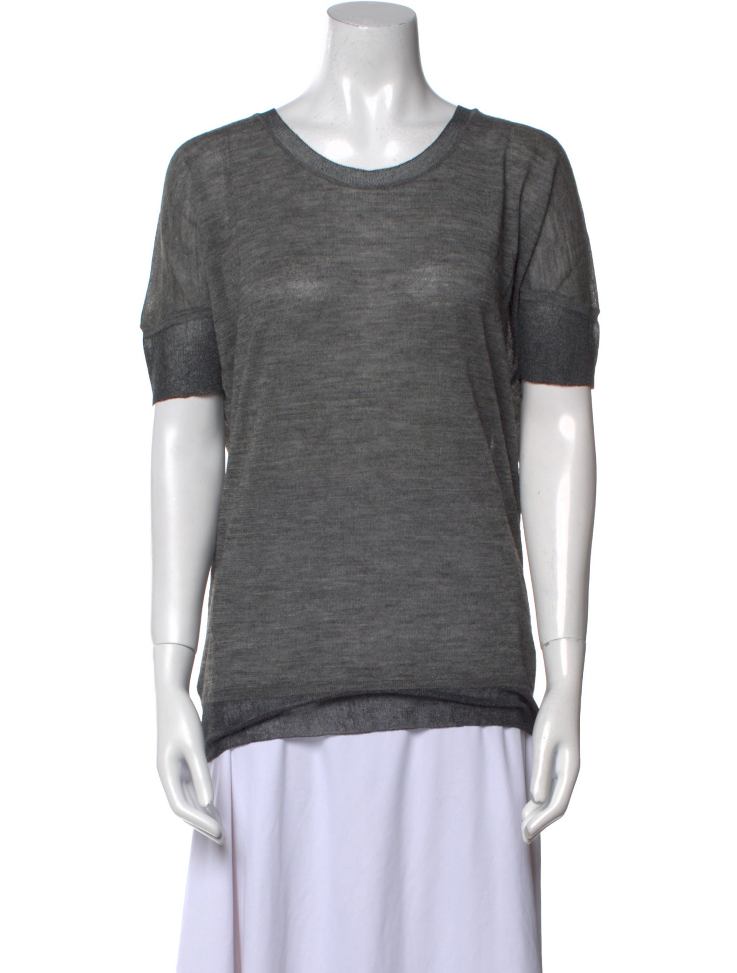 Vanessa Bruno Silk Scoop Neck Sweater