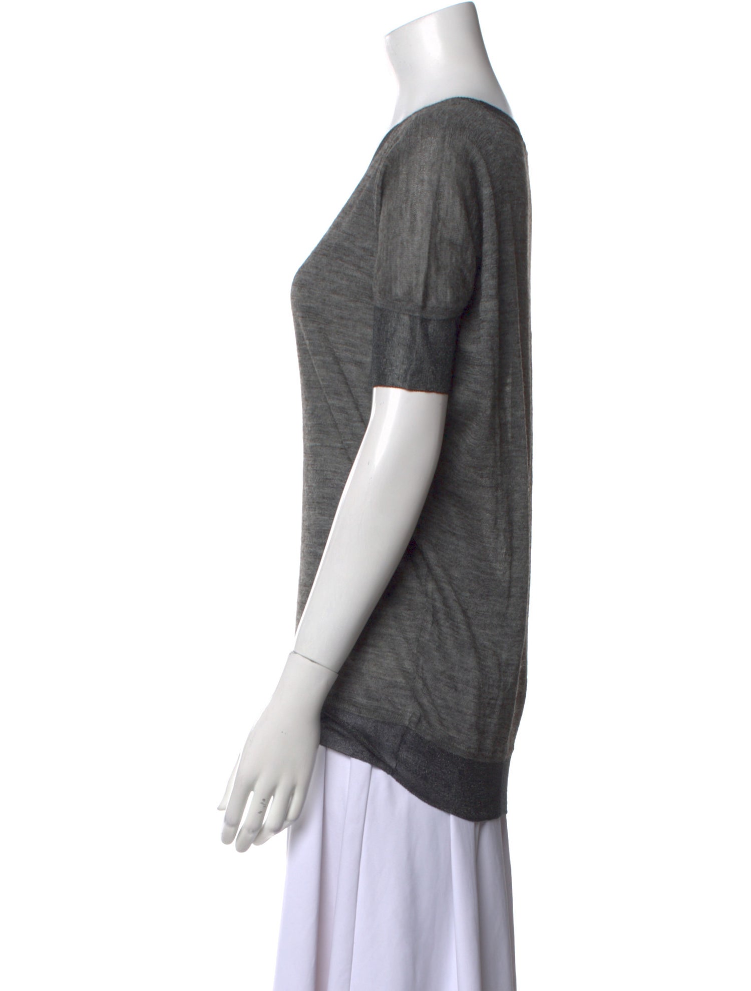 Vanessa Bruno Silk Scoop Neck Sweater