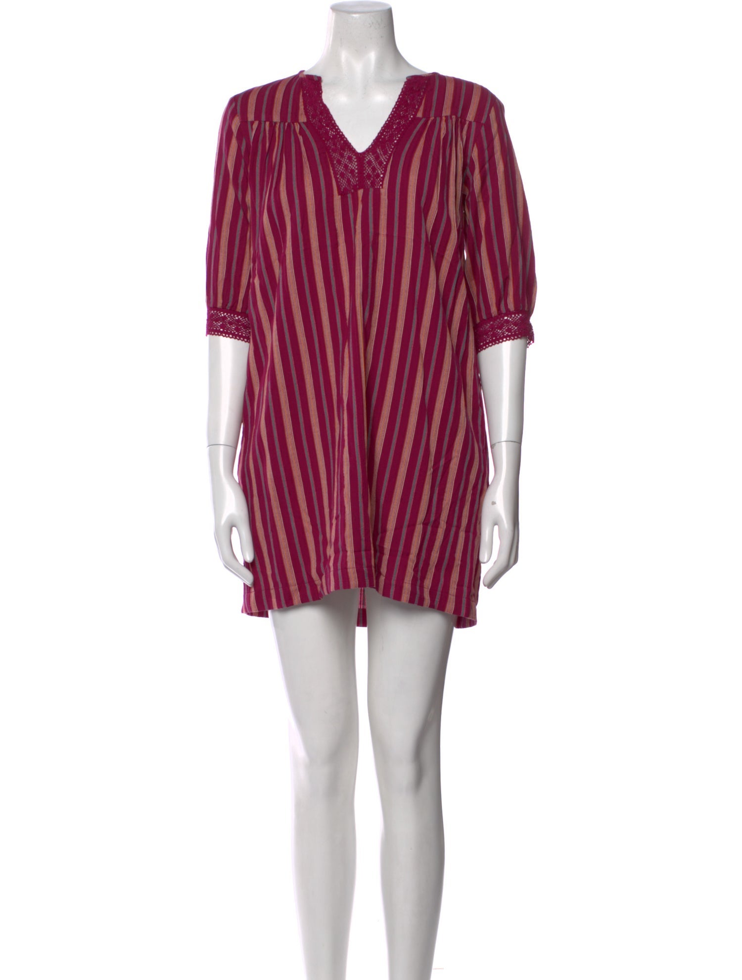 Vanessa Bruno Striped Mini Dress
