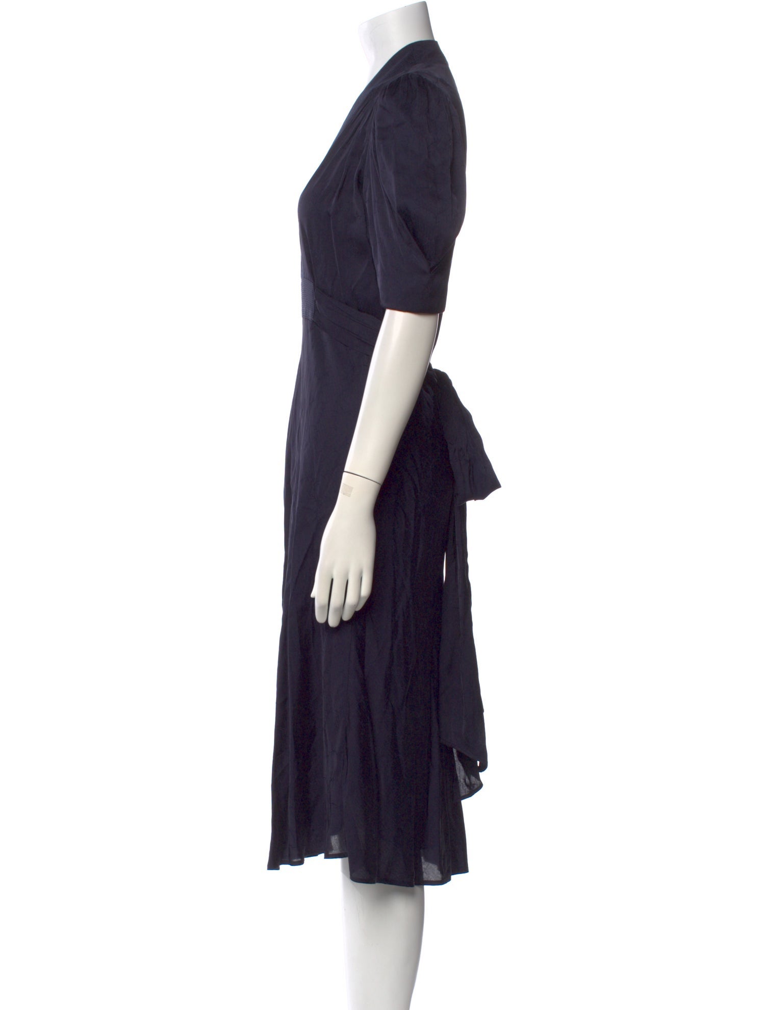 Vanessa Bruno V-Neck Midi Length Dress