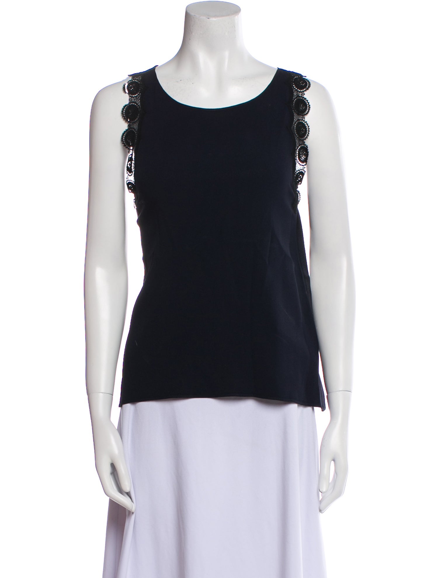 Vanessa Bruno Scoop Neck Sleeveless Top