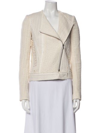 Vanessa Bruno Linen Tweed Pattern Evening Jacket