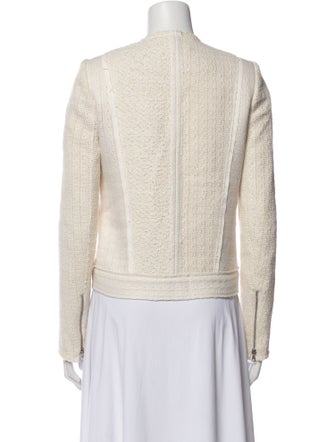 Vanessa Bruno Linen Tweed Pattern Evening Jacket