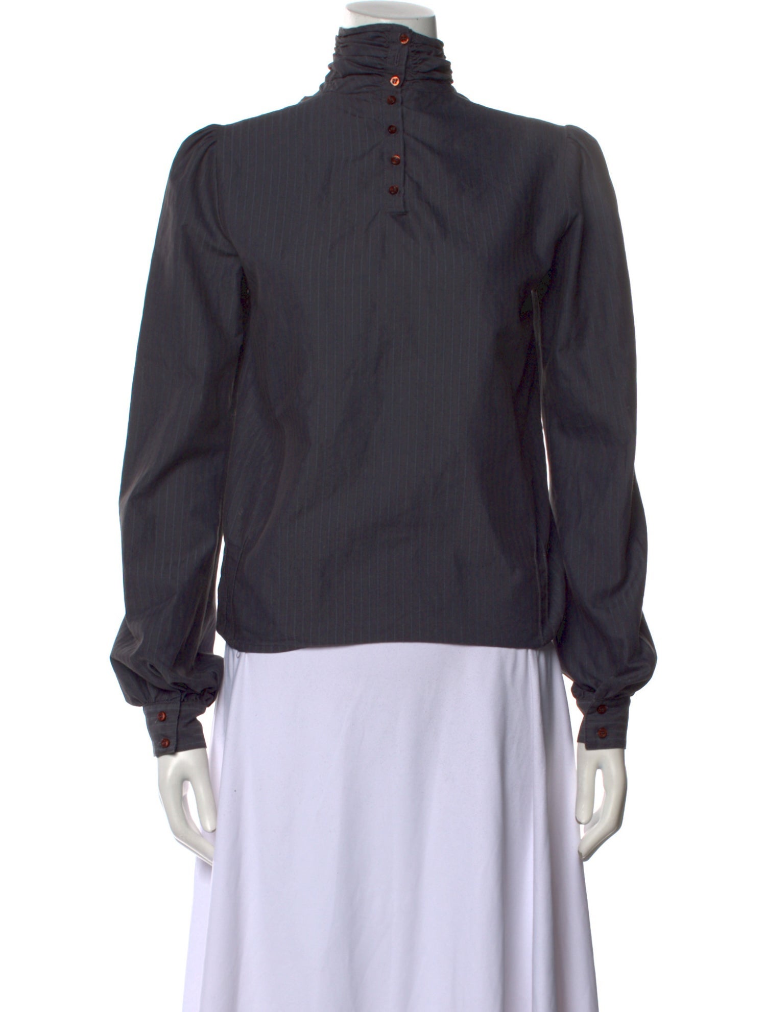 Vanessa Bruno Mock Neck Long Sleeve Sweatshirt