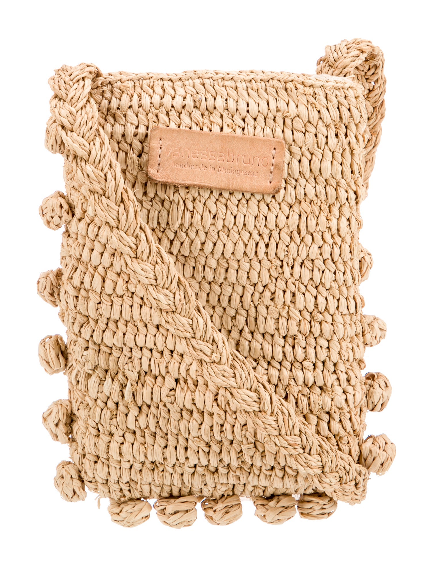 Vanessa Bruno Raffia Crossbody Bag