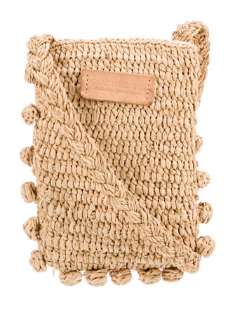Vanessa Bruno Raffia Crossbody Bag