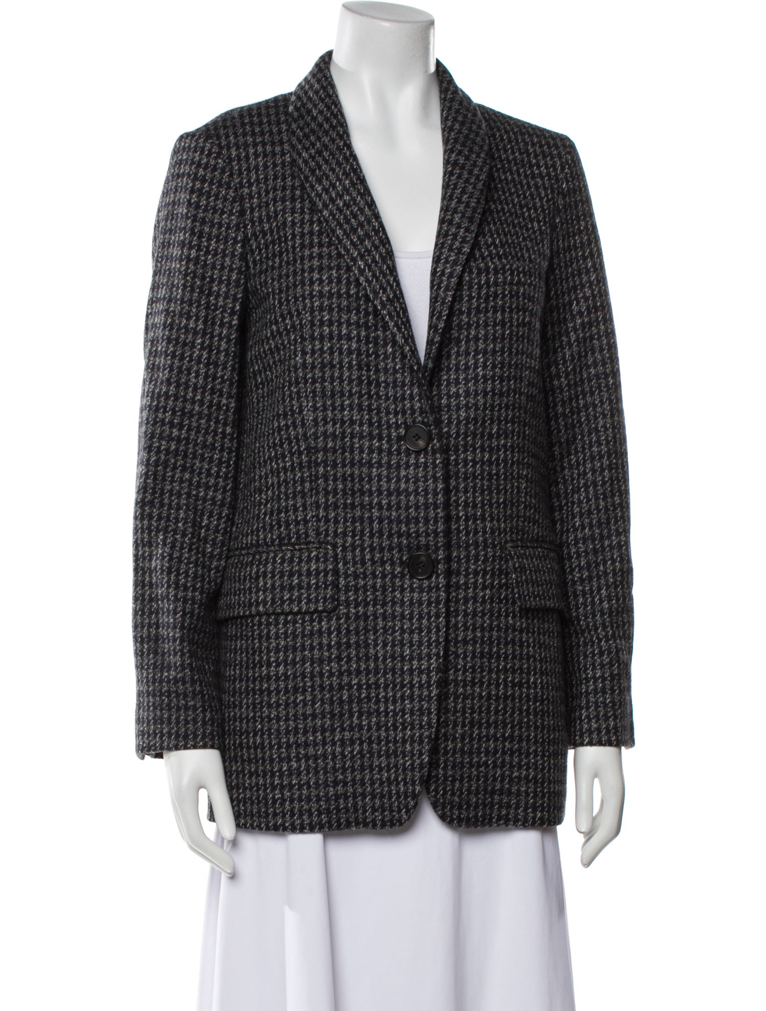 Vanessa Bruno Wool Printed Blazer