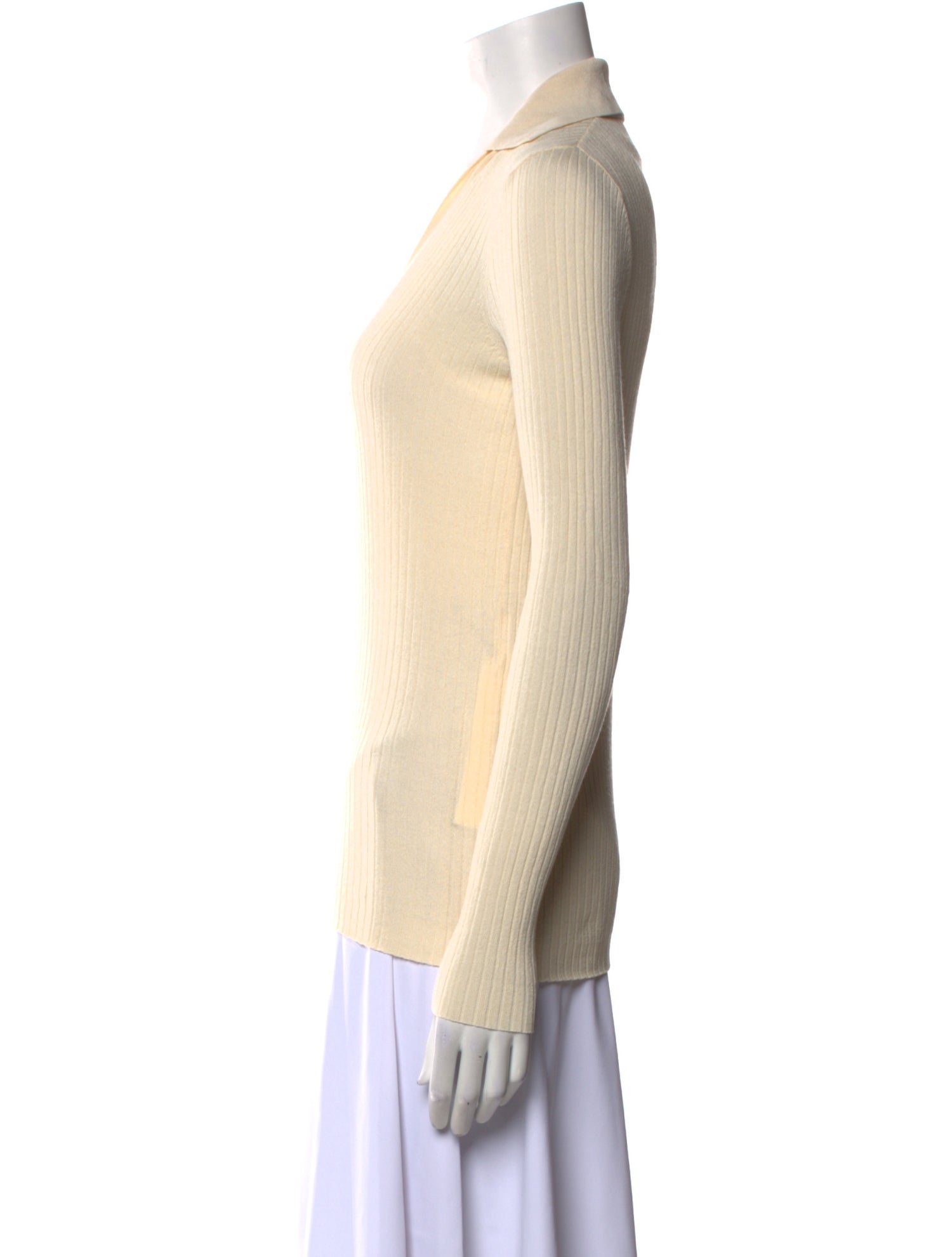 Vanessa Bruno V-Neck Long Sleeve Top