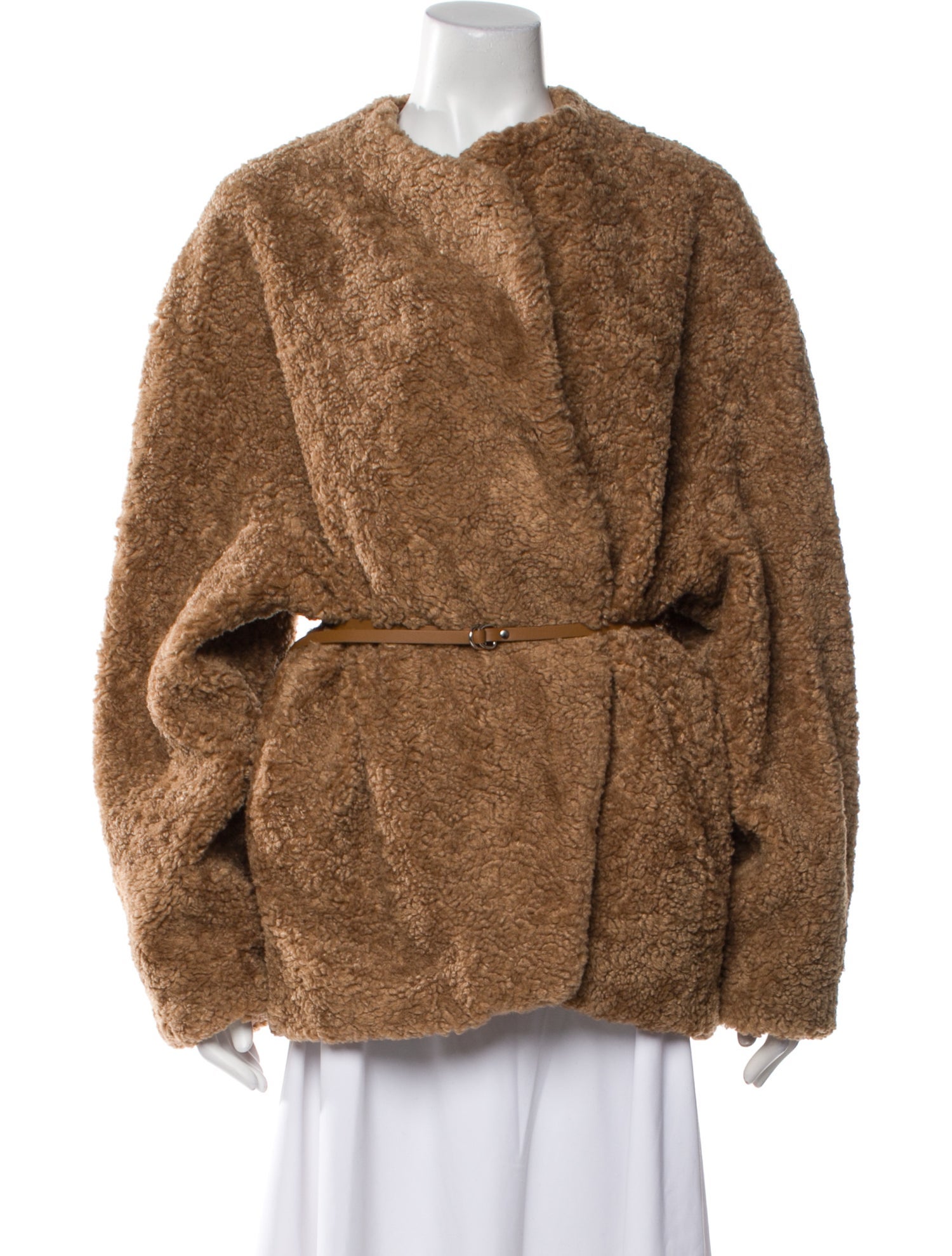 Vanessa Bruno Faux Shearling Faux Fur Jacket