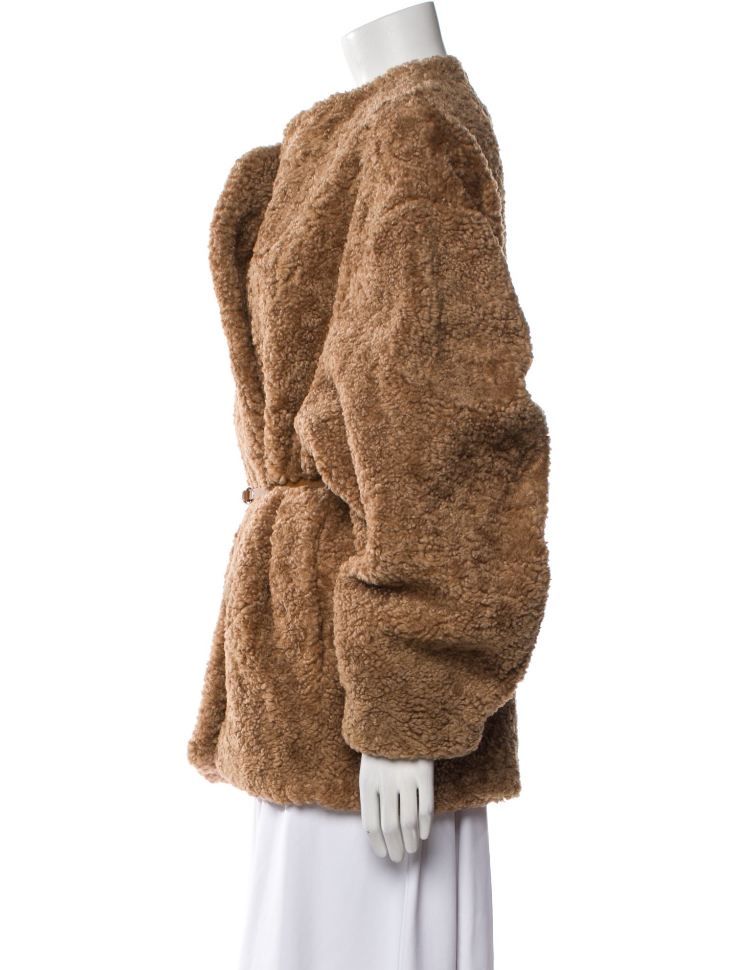 Vanessa Bruno Faux Shearling Faux Fur Jacket