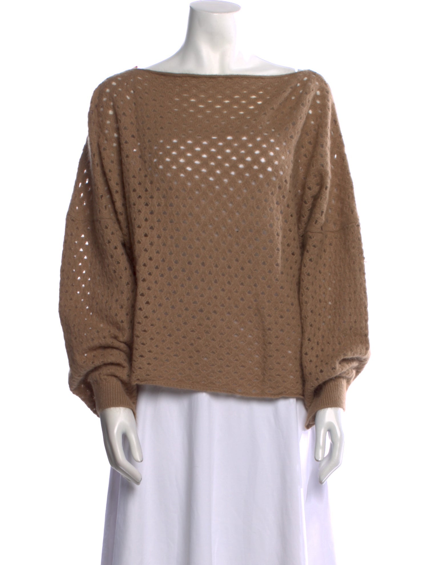 Vanessa Bruno Angora Bateau Neckline Sweater