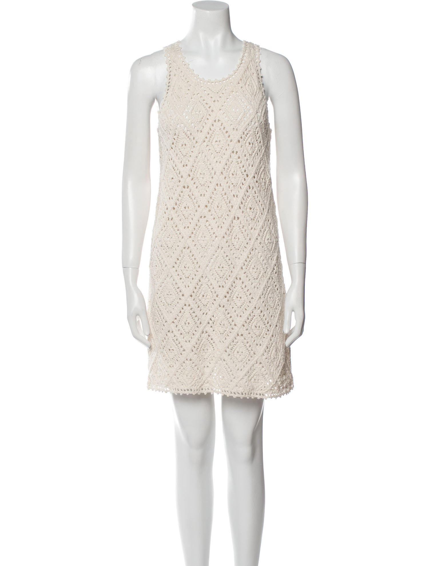 Vanessa Bruno Scoop Neck Mini Dress