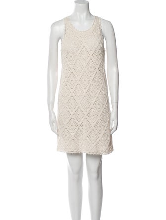 Vanessa Bruno Scoop Neck Mini Dress