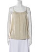 Vanessa Bruno Linen Square Neckline Top