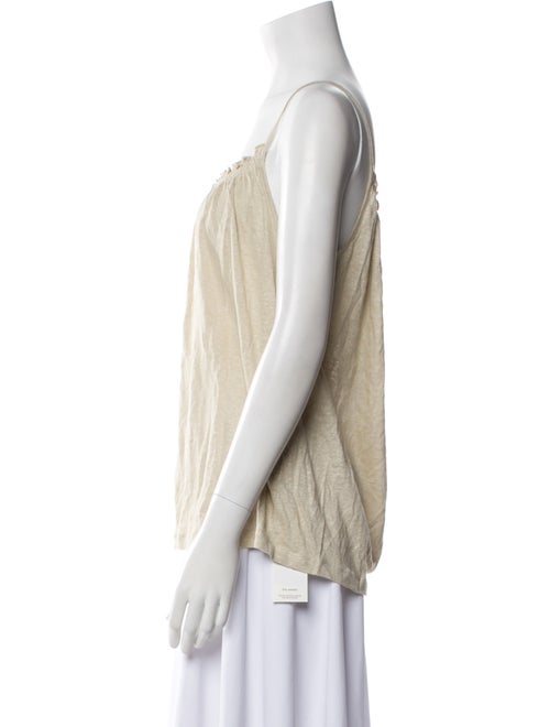 Vanessa Bruno Linen Square Neckline Top
