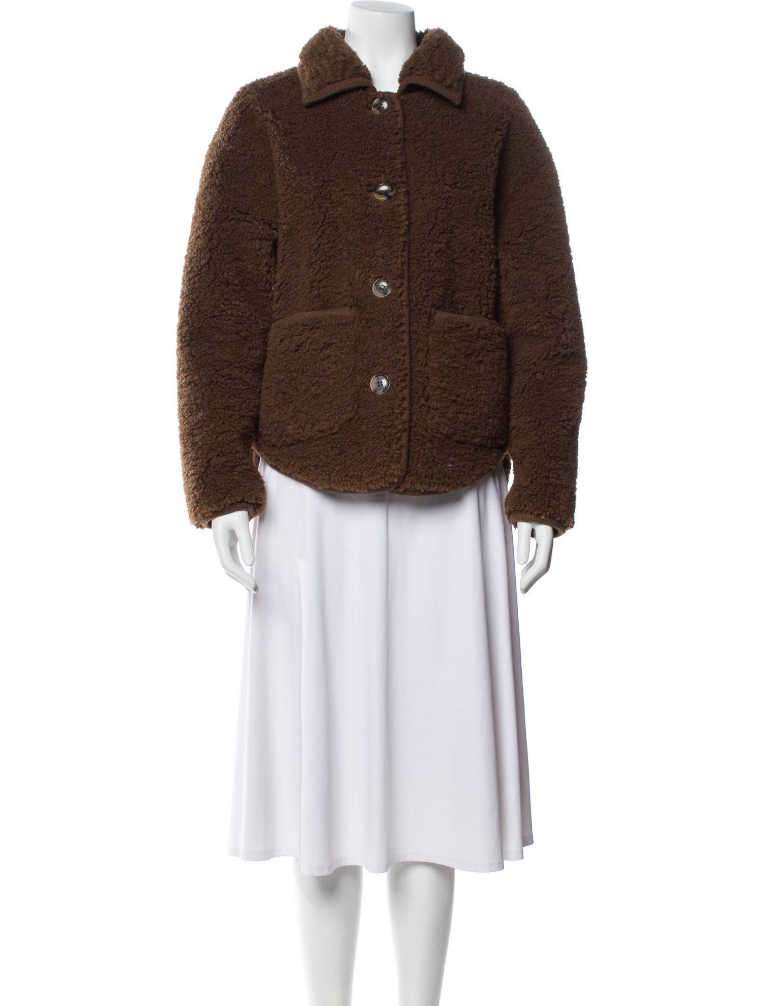 Vanessa Bruno Faux Fur Jacket