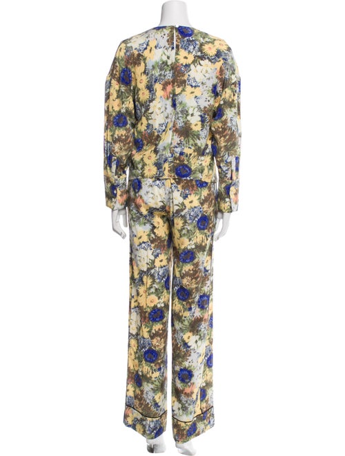Vanessa Bruno Silk Printed Pant Set