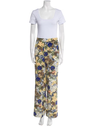 Vanessa Bruno Silk Printed Pant Set
