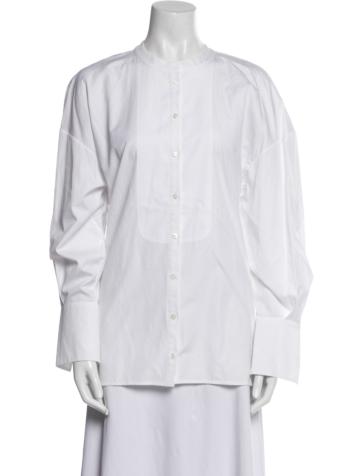 Vanessa Bruno Long Sleeve Button-Up Top