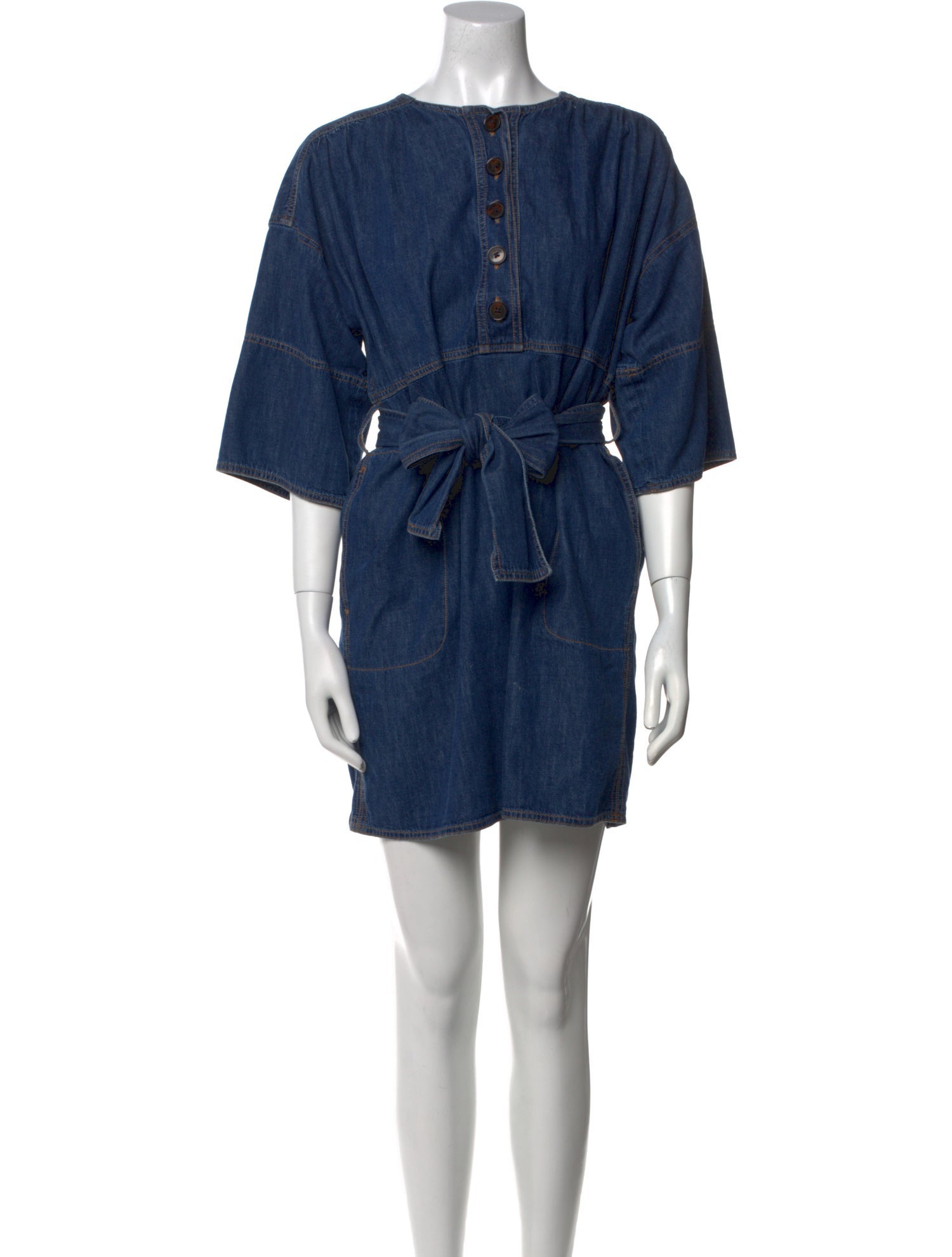 Vanessa Bruno Crew Neck Mini Dress