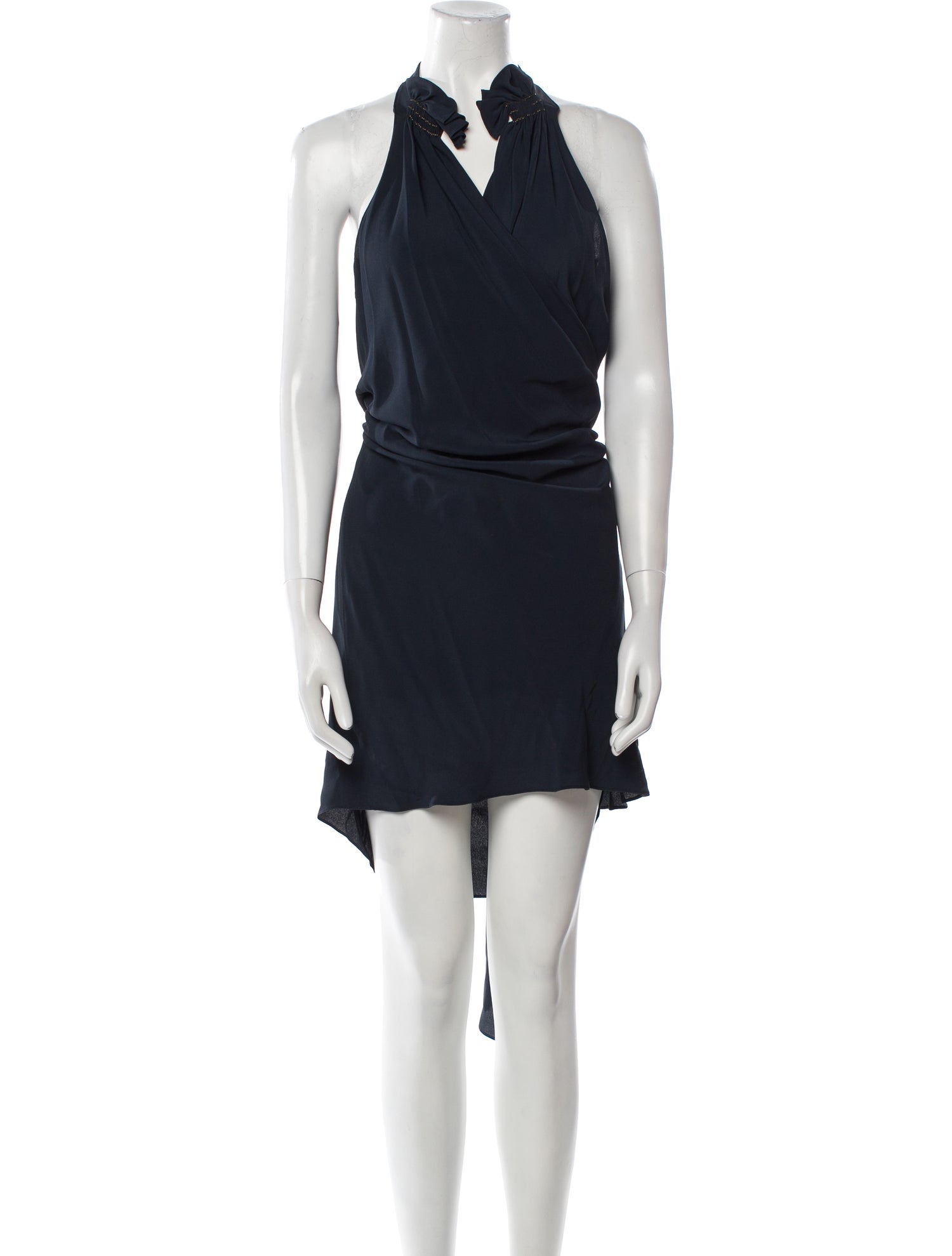 Vanessa Bruno Halterneck Knee-Length Dress