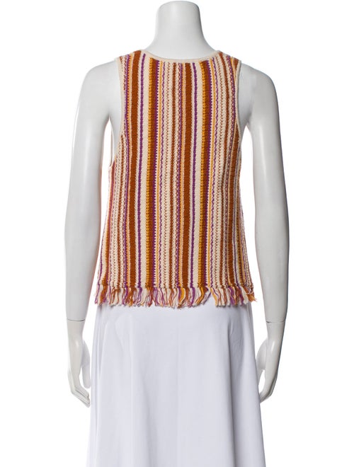 Vanessa Bruno Striped Scoop Neck Sweater