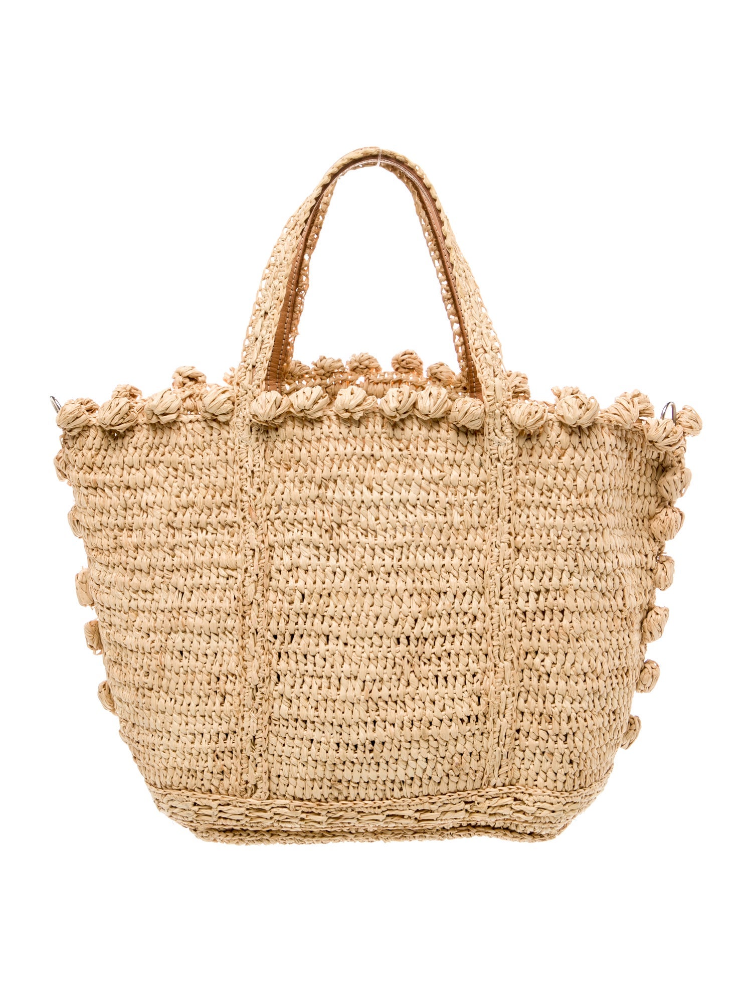 Vanessa Bruno Raffia Top Handle Bag
