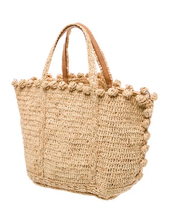 Vanessa Bruno Raffia Top Handle Bag