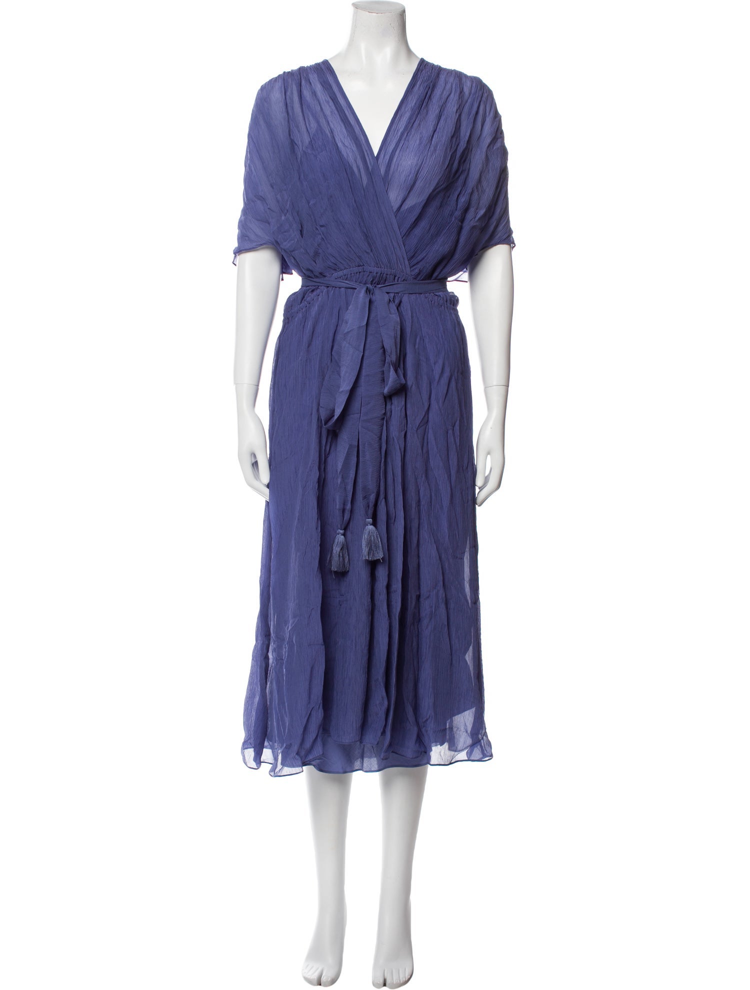 Vanessa Bruno V-Neck Midi Length Dress