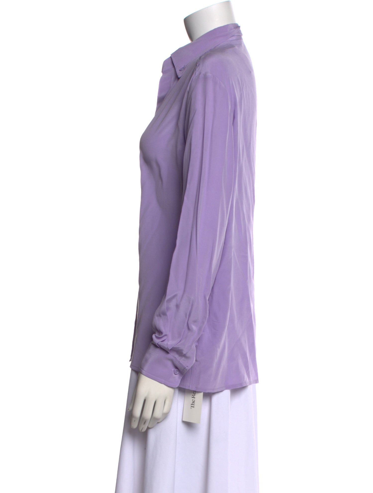 Vanessa Bruno Silk Long Sleeve Blouse