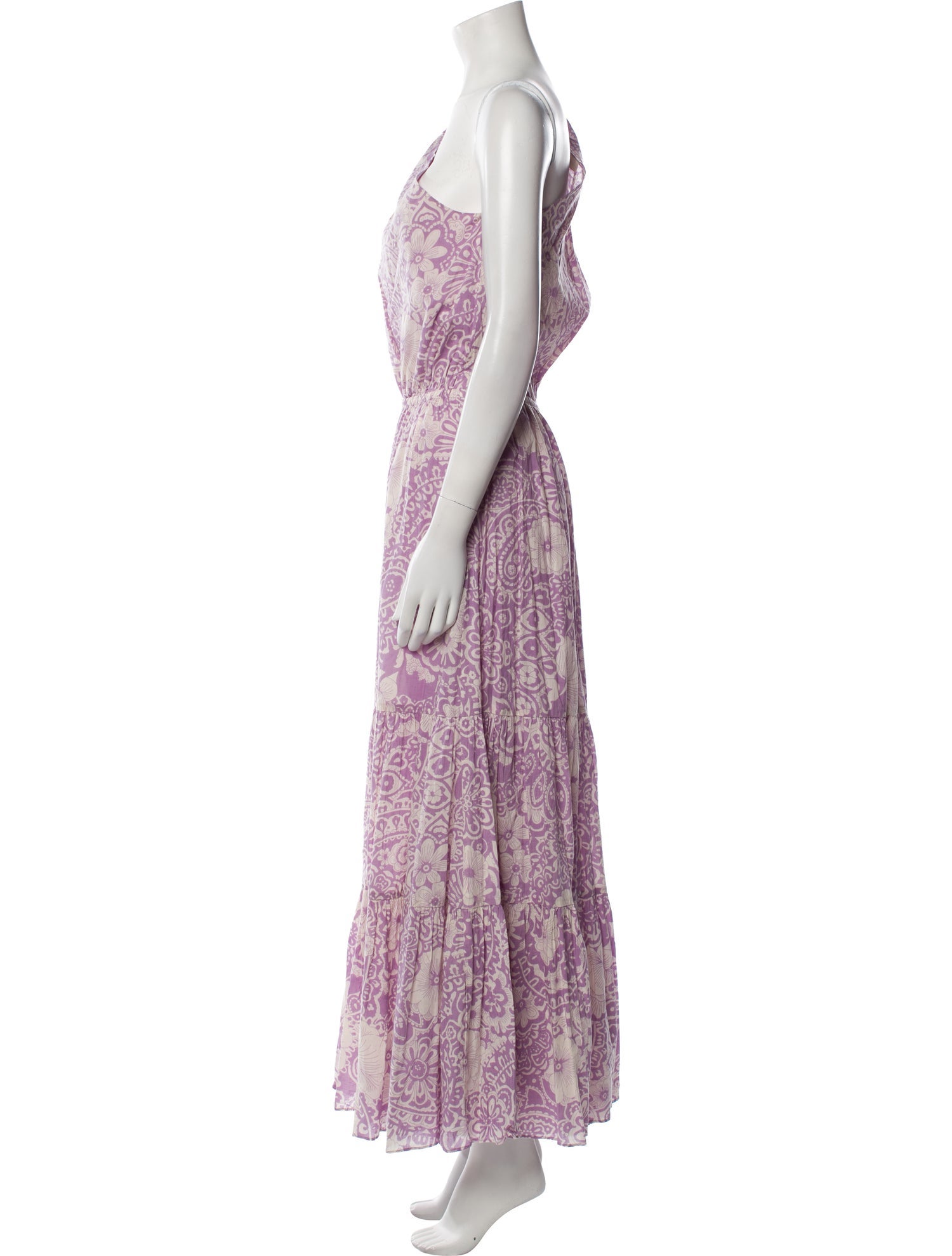 Vanessa Bruno Paisley Print Long Dress