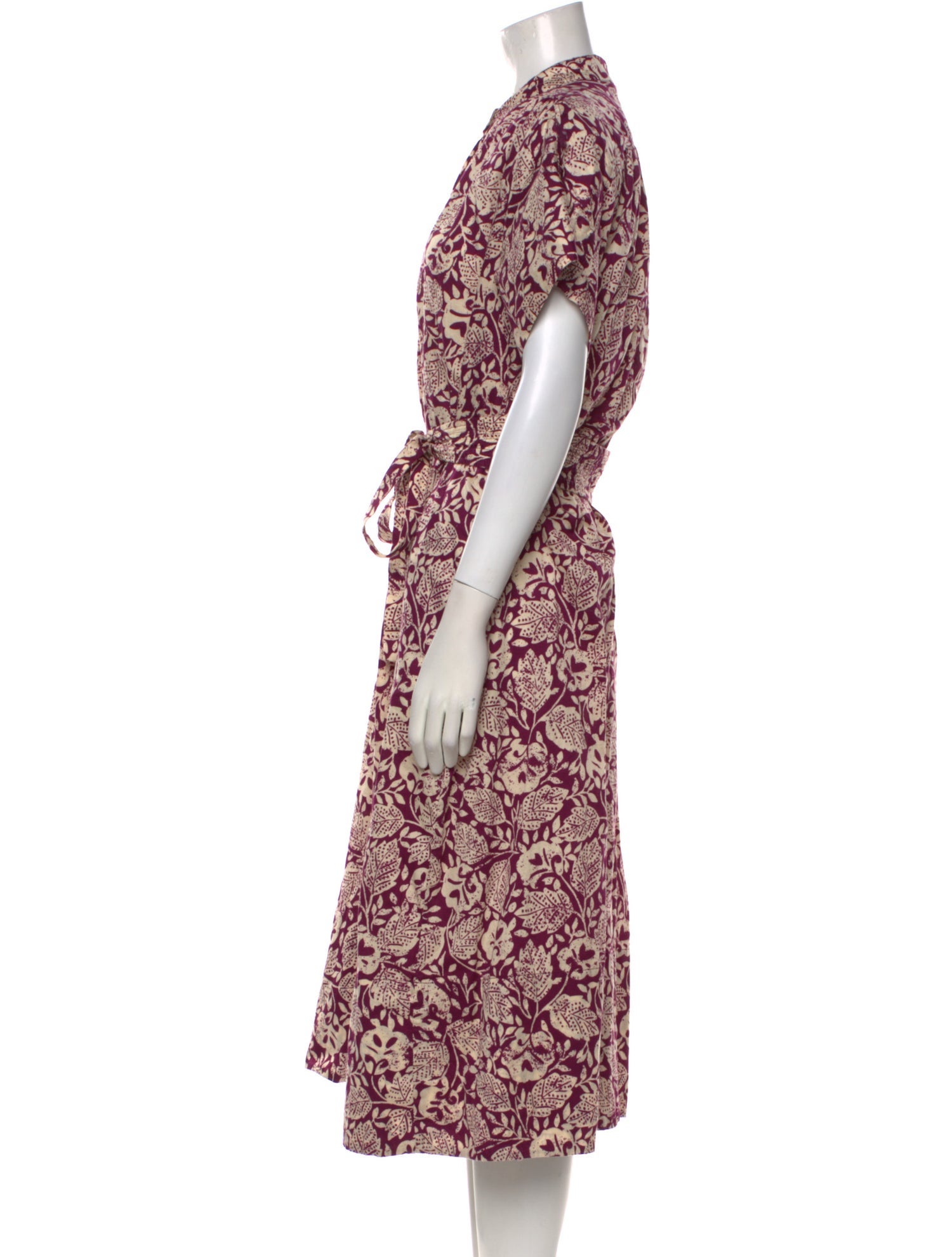 Vanessa Bruno Floral Print Midi Length Dress