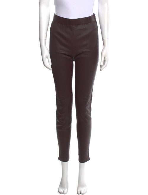 Vanessa Bruno Lambskin Skinny Leg Pants