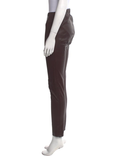 Vanessa Bruno Lambskin Skinny Leg Pants