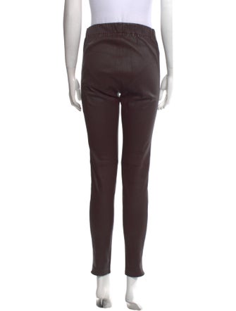 Vanessa Bruno Lambskin Skinny Leg Pants