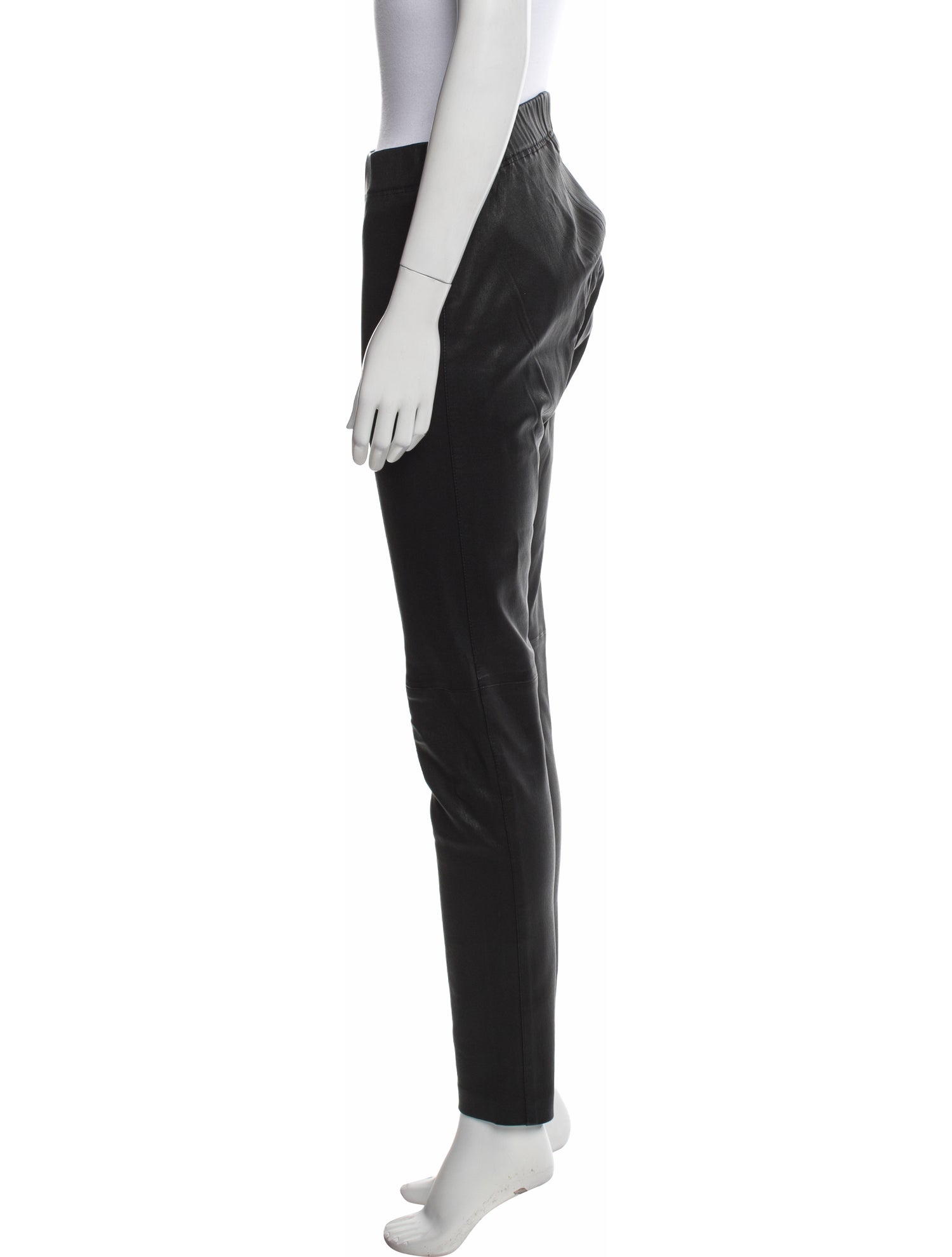 Vanessa Bruno Lambskin Skinny Leg Pants